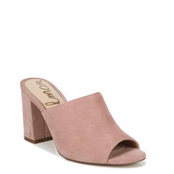 Sam Edelman Dusty Rose Suede Heel - Picture 1 of 7